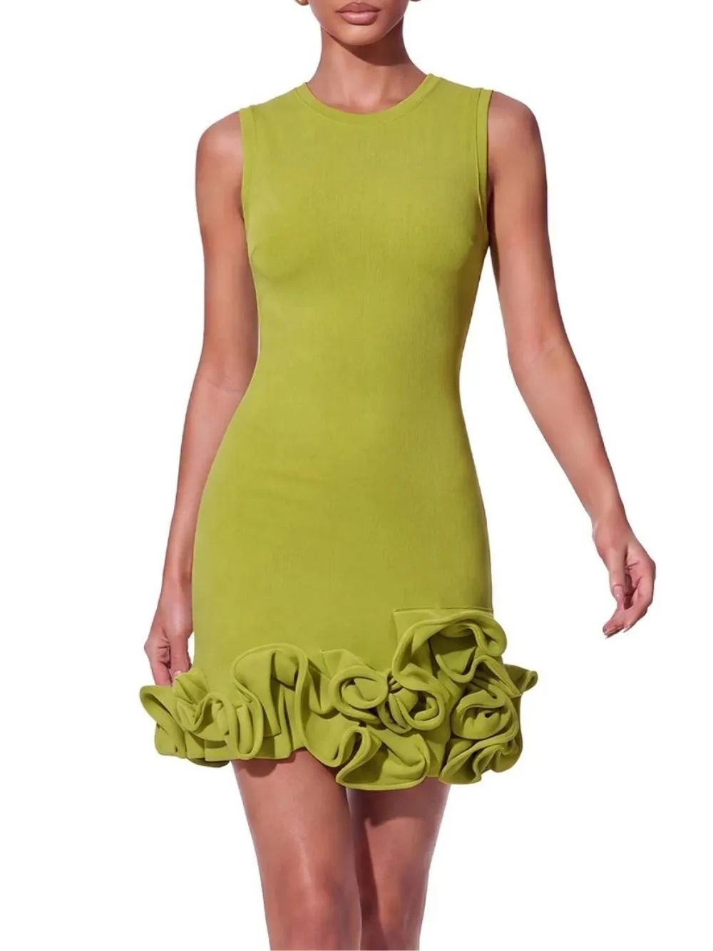 Bemora Sleeveless Curl Mini Dress