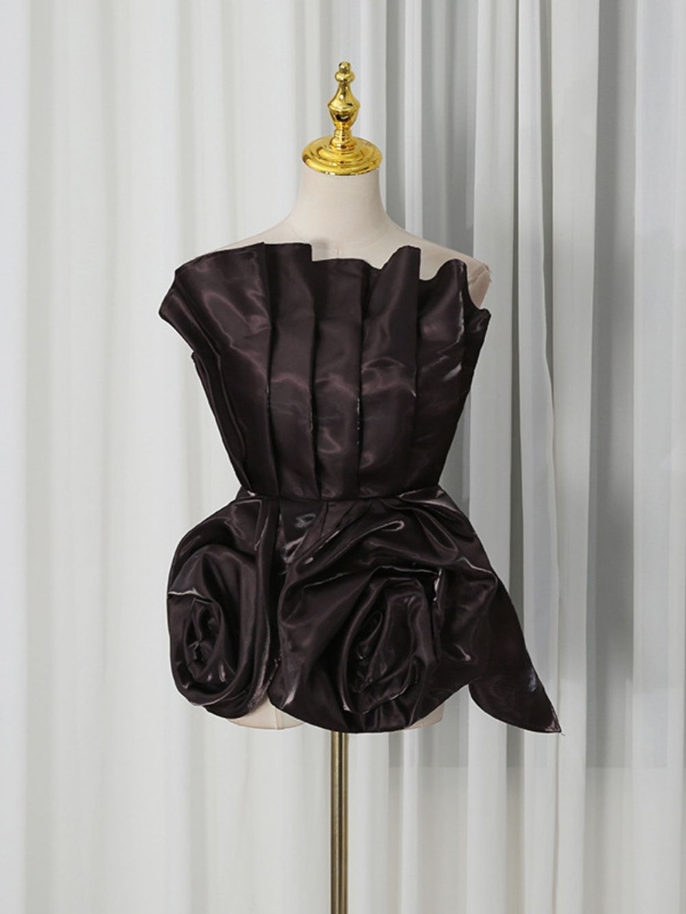 Magali Strapless Flower Top - OWNCI