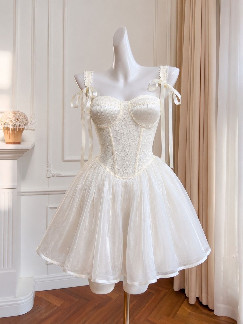 Maison Lace Mini Dress - OWNCI Maison Lace Mini Dress - OWNCI