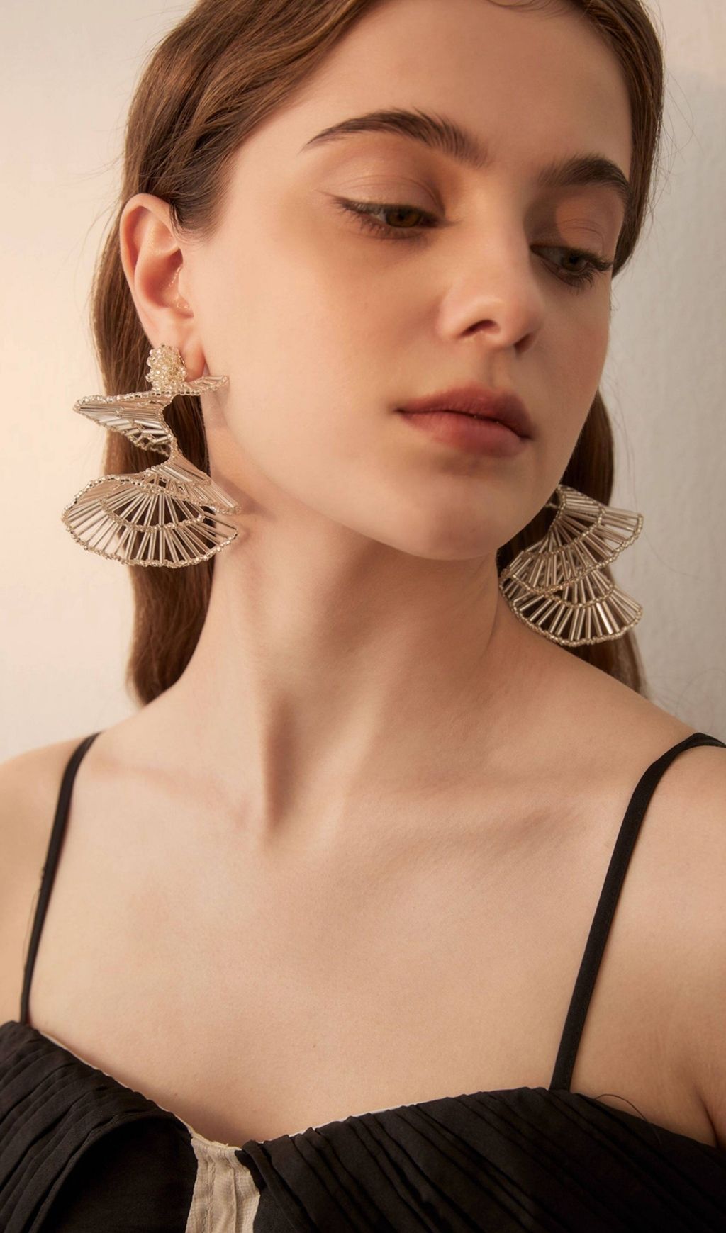 Fashionslee Women Leighna Fan-Shaped Earrings