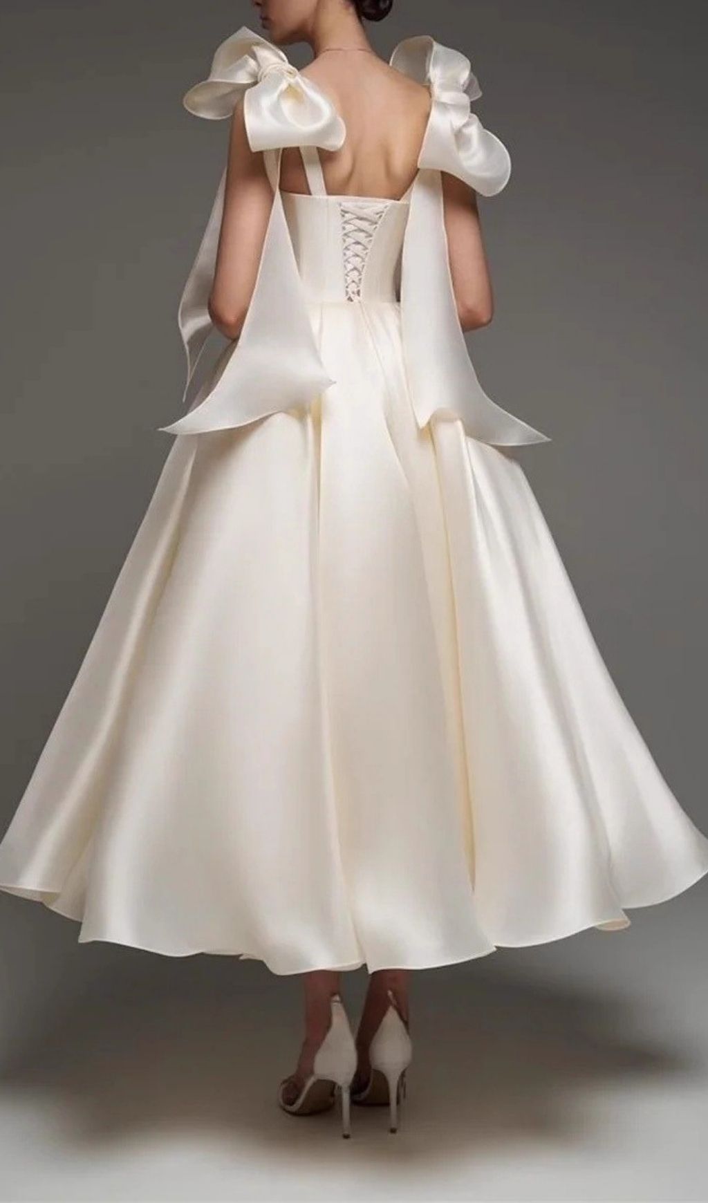 Fashionslee Women Lennie Bow Midi Dress