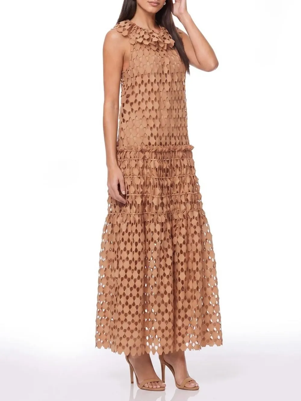 Elnoris Sleeveless Maxi Dress - OWNCI