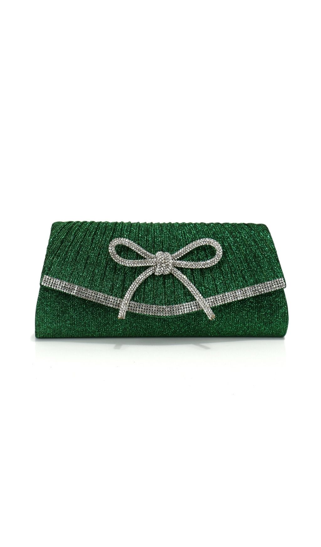 Fashionslee Women Leeah Bow Diamante Handbag
