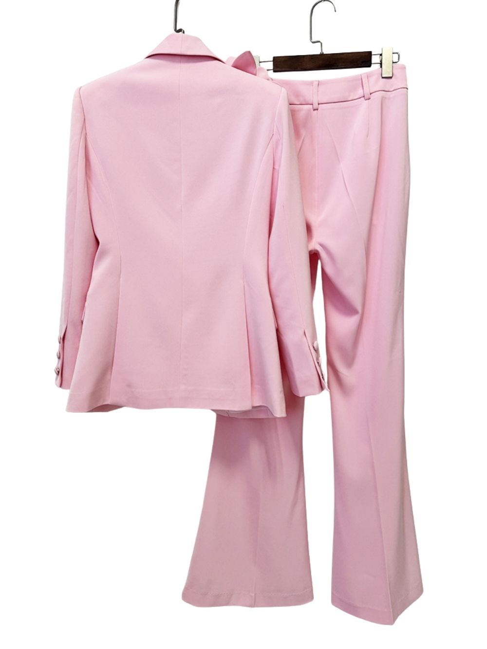 Makimi Flower Embellished Blazer Set
