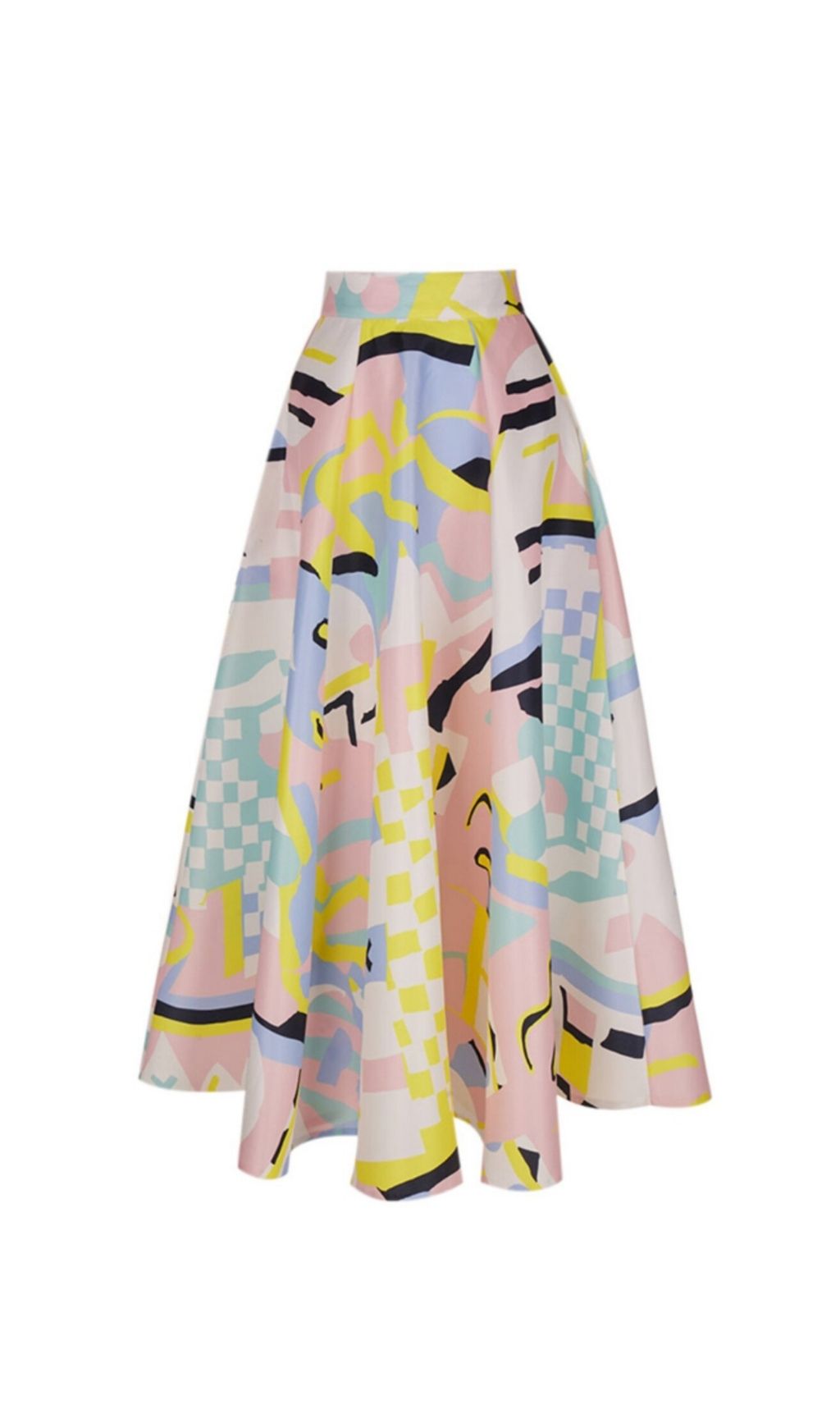 Fashionslee Women Lilike Printed Midi Skirt
