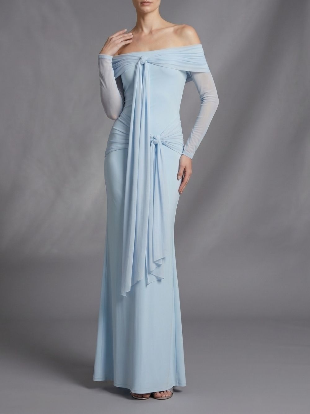 Fashionslee Women Jalenor Off Shoulder Twisted Maxi Dress