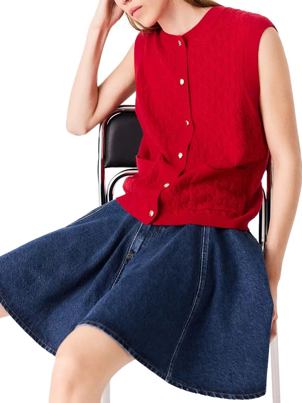 Lidilou Textured Knit Top - OWNCI Lidilou Textured Knit Top - OWNCI