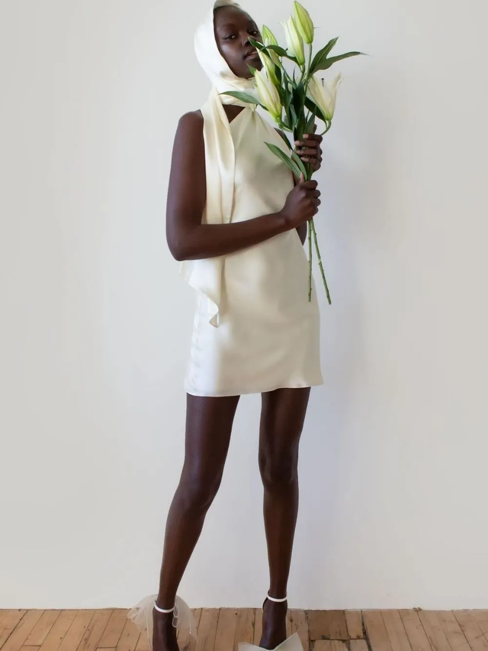 Ferean Hanging Neck Sleeveless Mini Dress - OWNCI