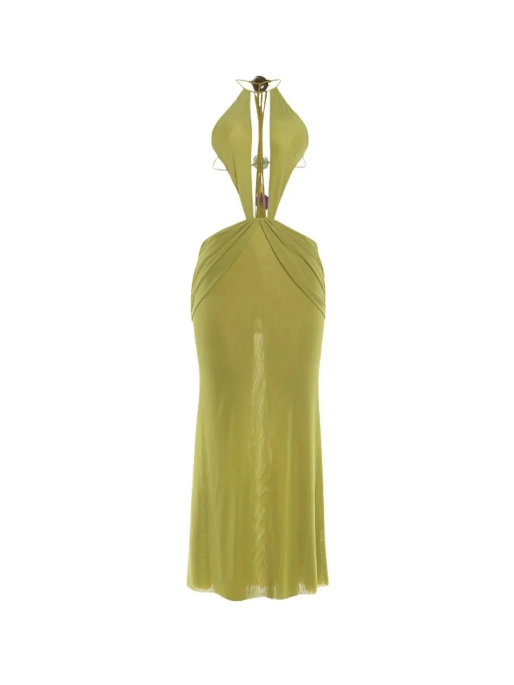 eedae696b47cf4ae2bb66dfc3f297e14 Fervik Backless Draped Maxi Dress
