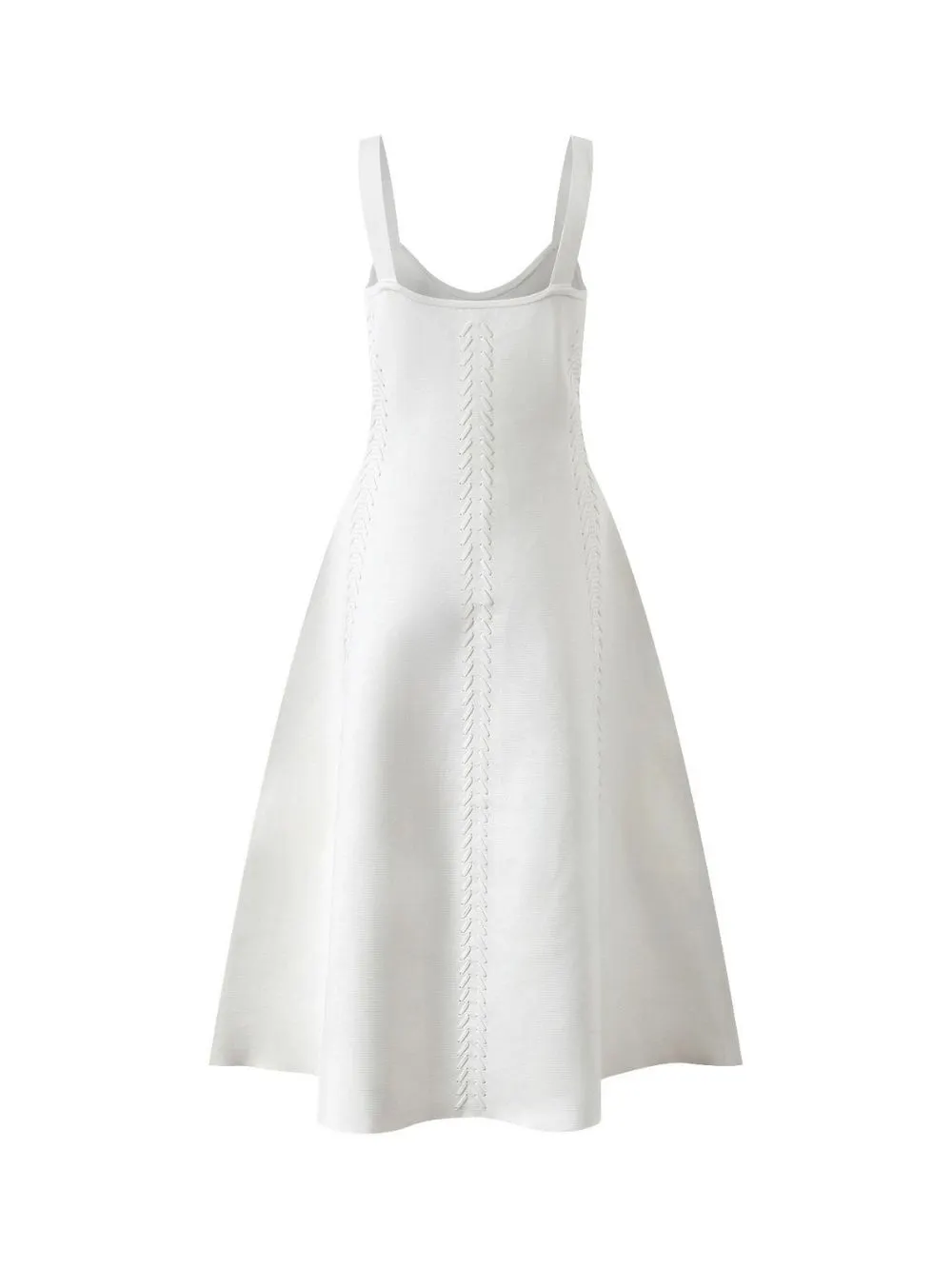 Rorsya Pointelle Knit Midi Dress - OWNCI Rorsya Pointelle Knit Midi Dress - OWNCI