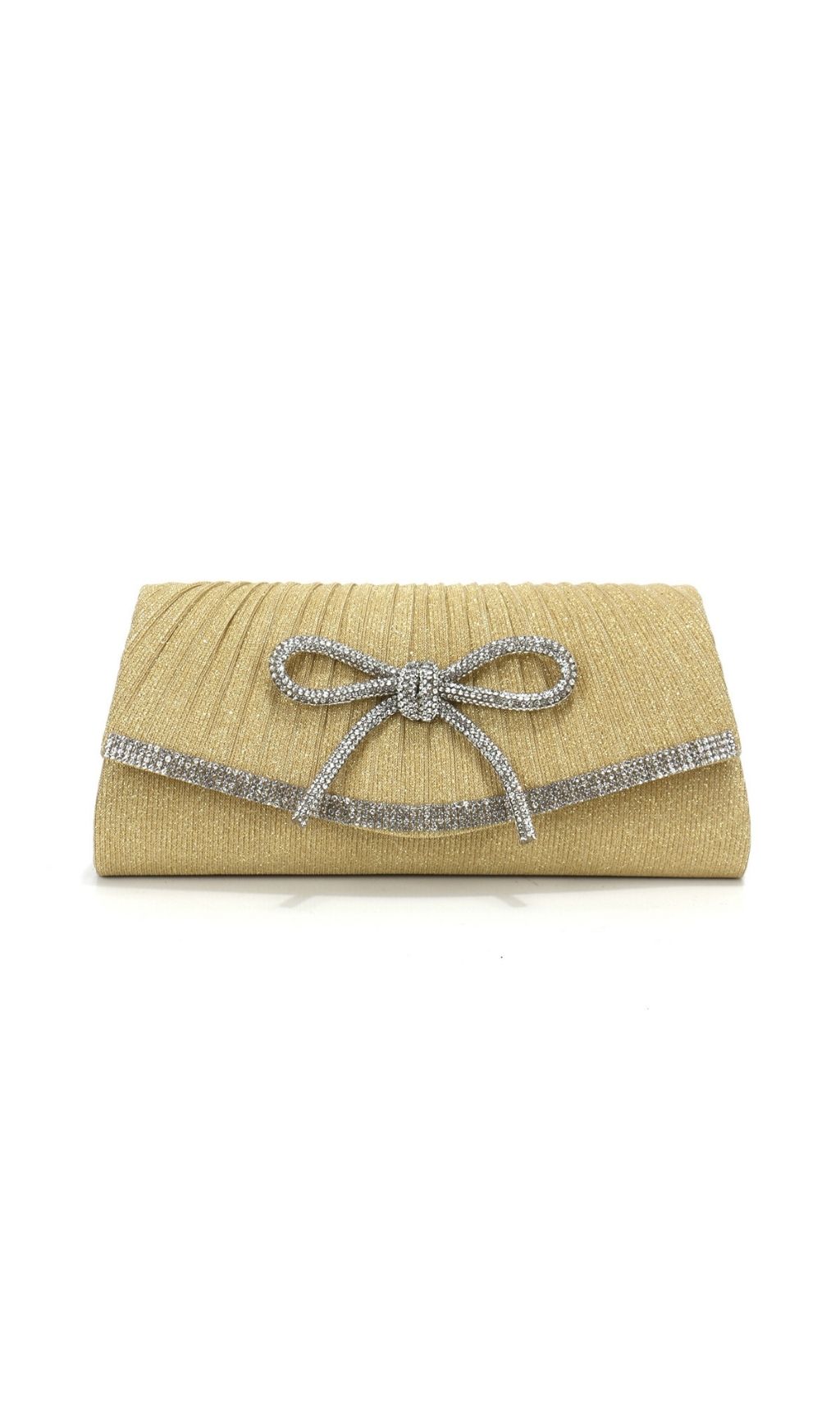 Fashionslee Women Leeah Bow Diamante Handbag