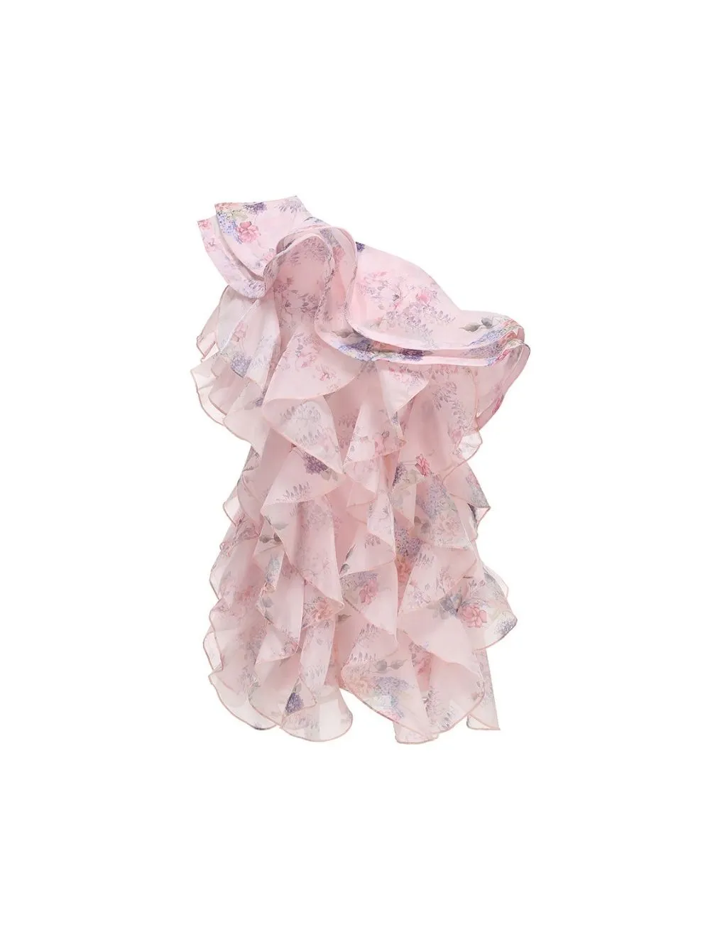 Malini Floral Ruffle Mini Dress - OWNCI Malini Floral Ruffle Mini Dress - OWNCI
