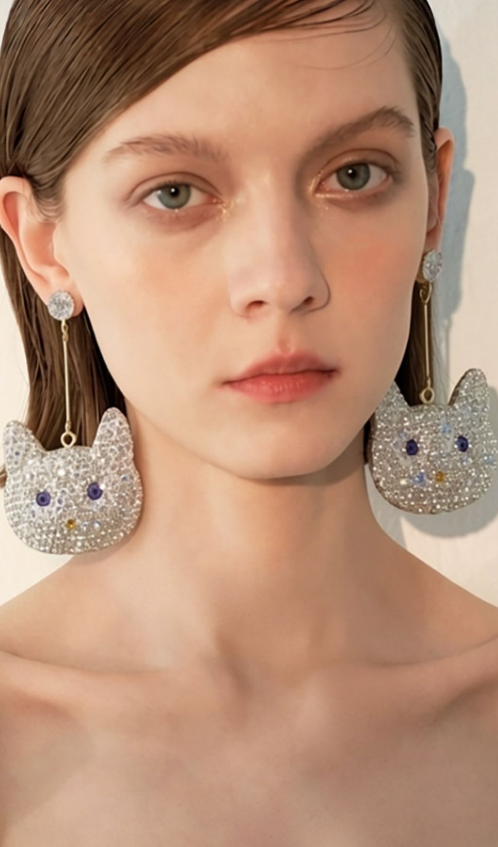 f39f7949b9d1b61e5a453ee9e26c44b6.jpg Fashionslee Women Leilah Cat Earrings