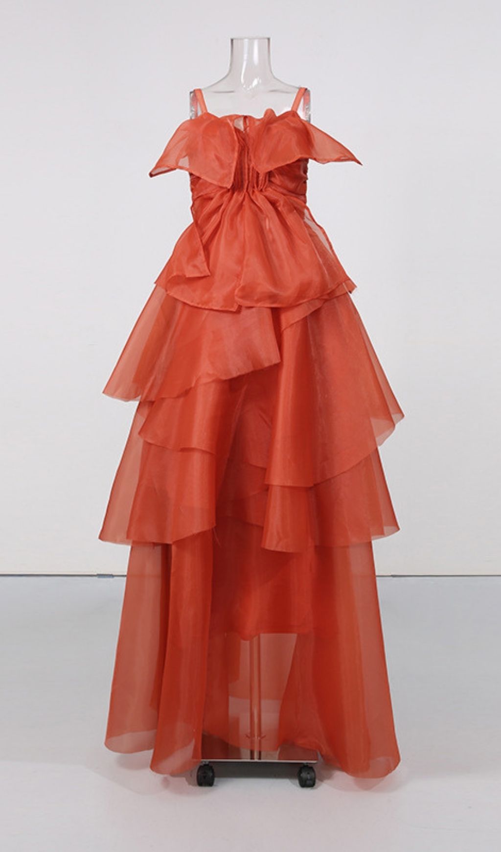 Fashionslee Women Varesa Spaghetti Ruffle Maxi Dress