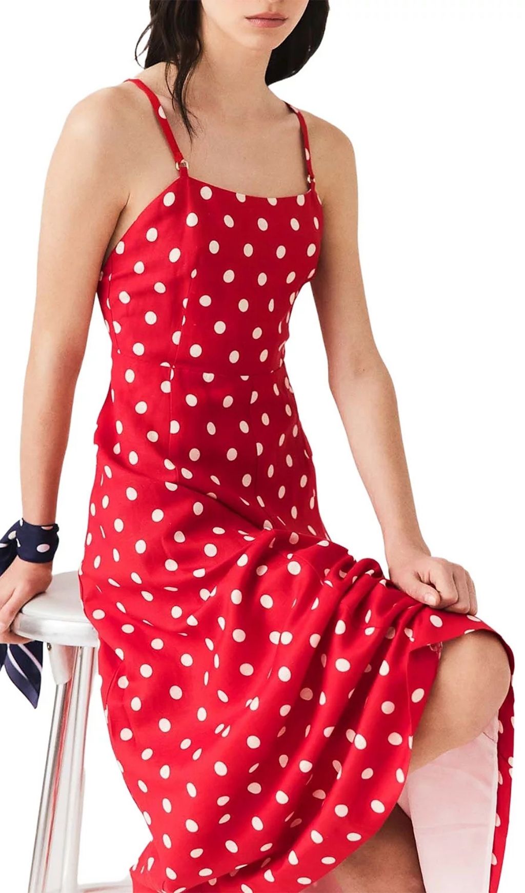 Fashionslee Women Backless Linen Blend Maxi Dress