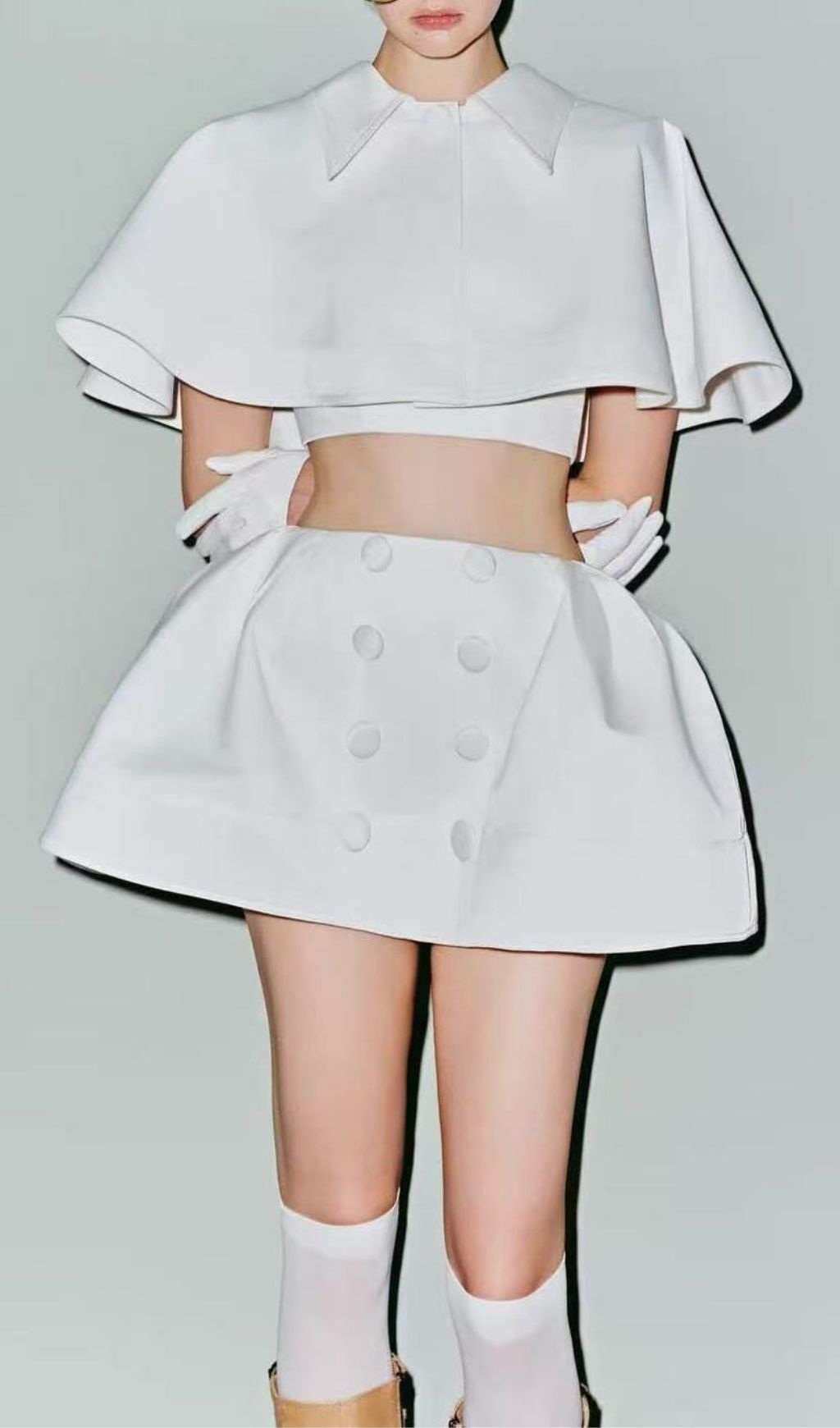 f6349dd033f0bdc64011cac799139fb4 Jonas Cape Top & Mini Skirt Set
