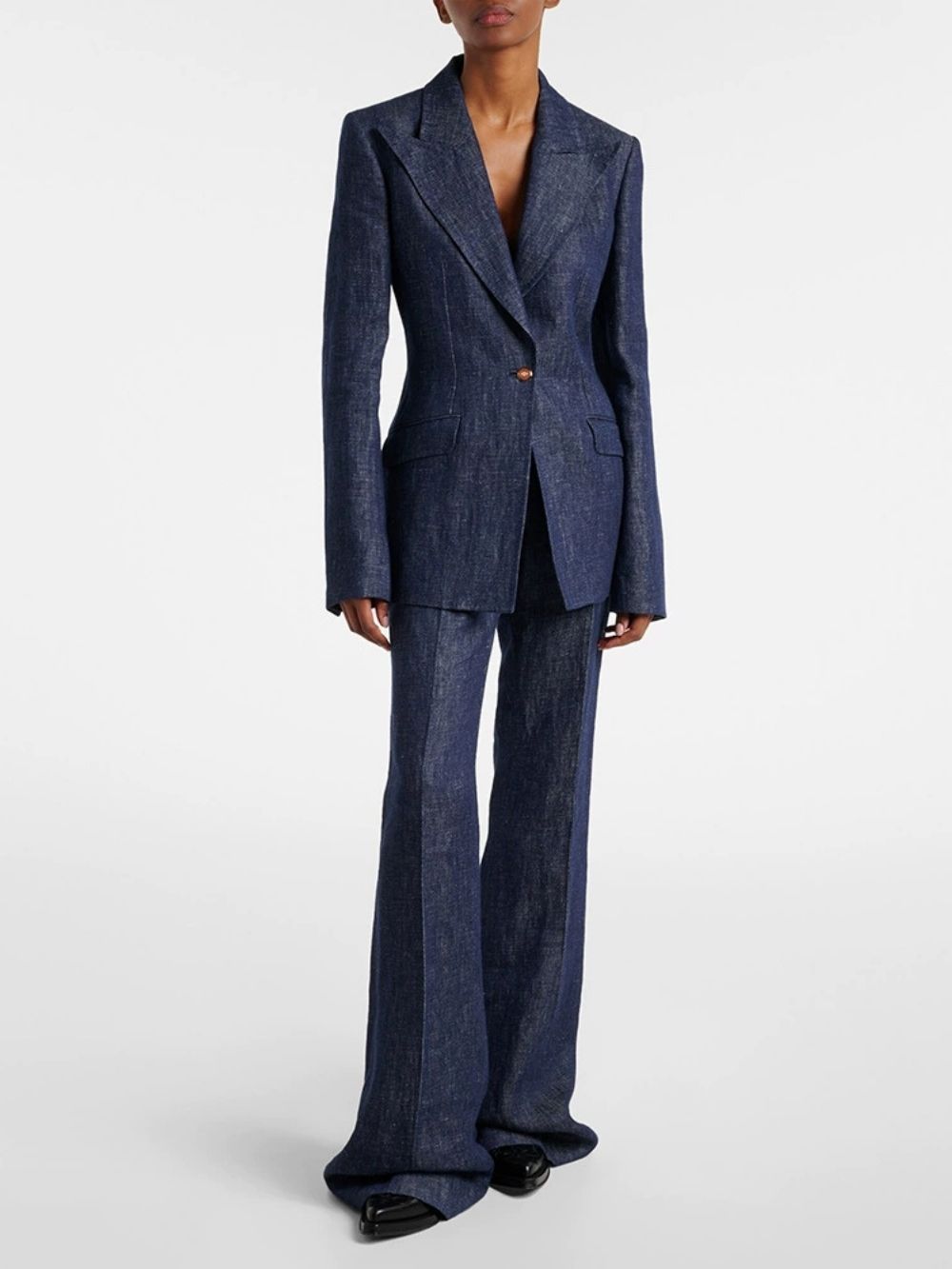 Makya Blue Blazer Set - OWNCI Makya Blue Blazer Set - OWNCI