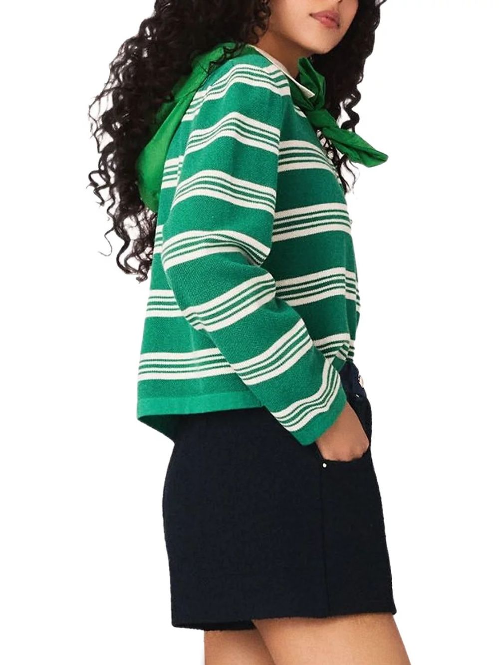 fa57571e56735c89415c551183768e04 Cropped Striped Polo Sweater