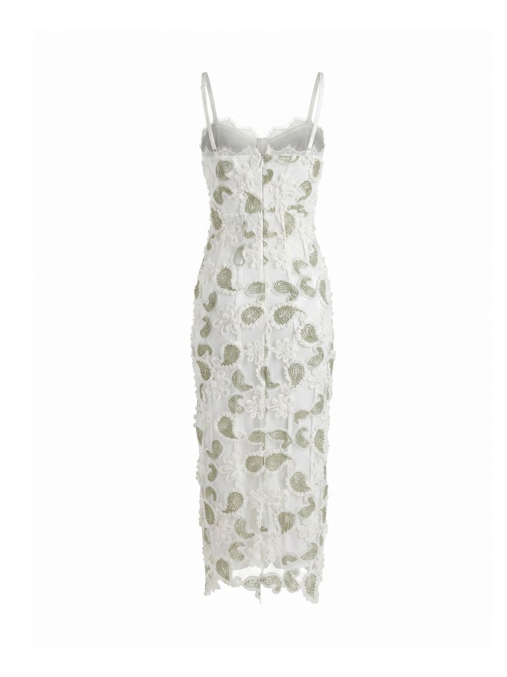 Maili Strappy Lace Midi Dress - OWNCI