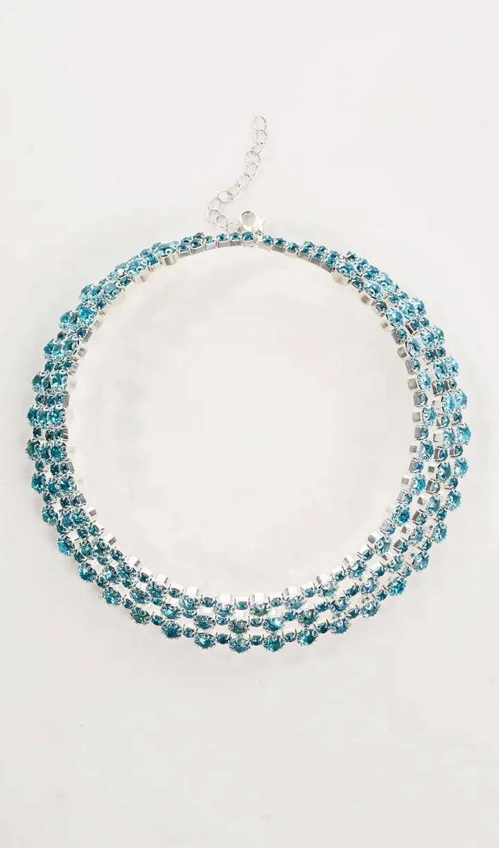 Oaelira Layered Crystal Necklace - OWNCI