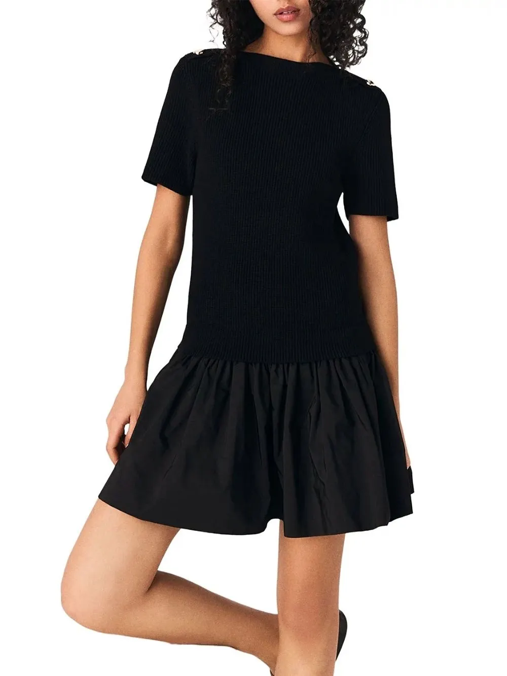 Short Taffeta Dress - OWNCI Short Taffeta Dress - OWNCI