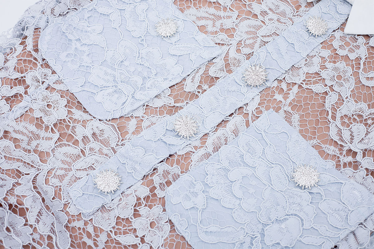 015619bf347dd6ab4bd2305da3cbb447 Marisa Blue Lace Mini Dress