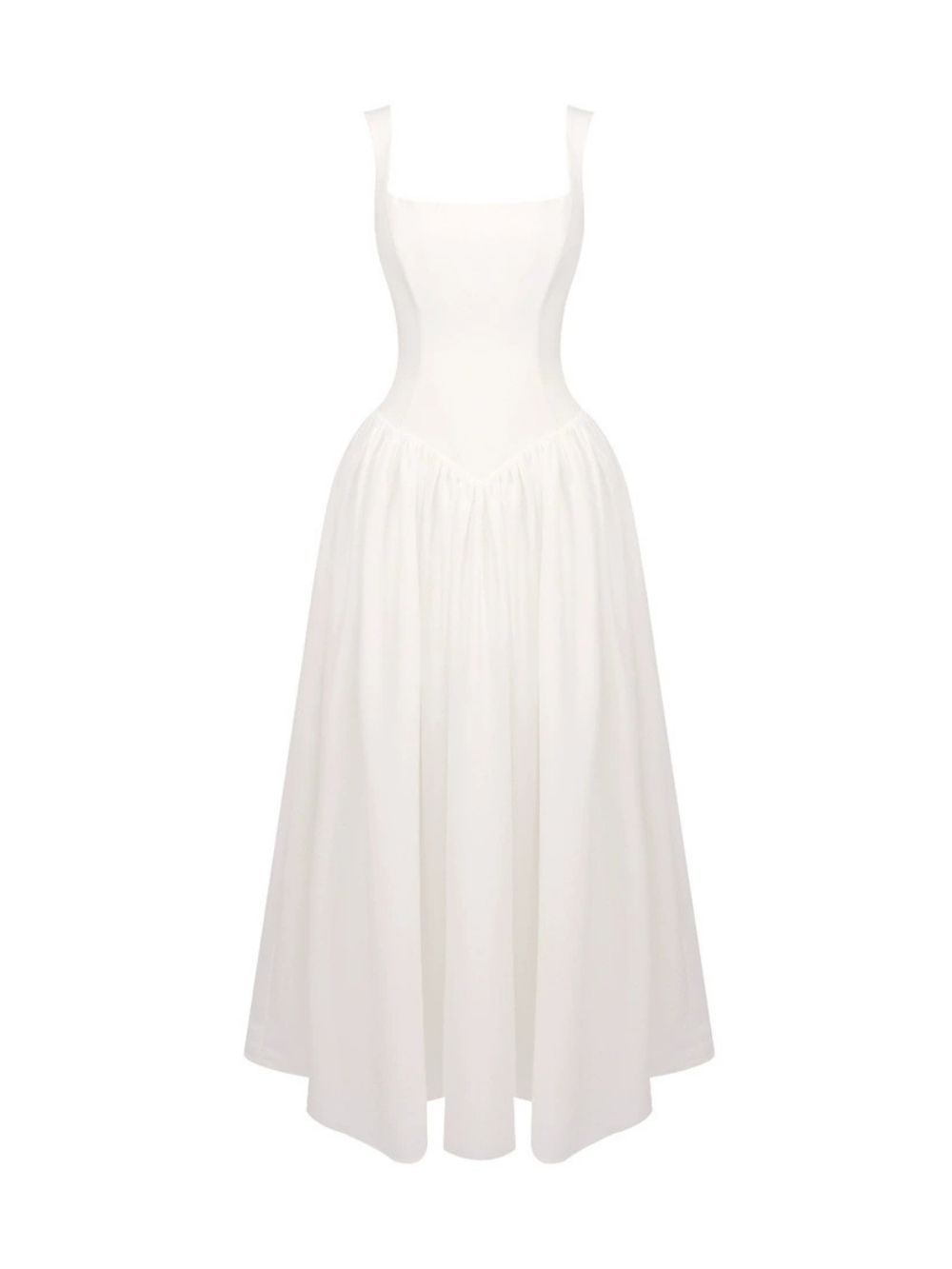 Masako White Strappy Maxi Dress - OWNCI Masako White Strappy Maxi Dress - OWNCI
