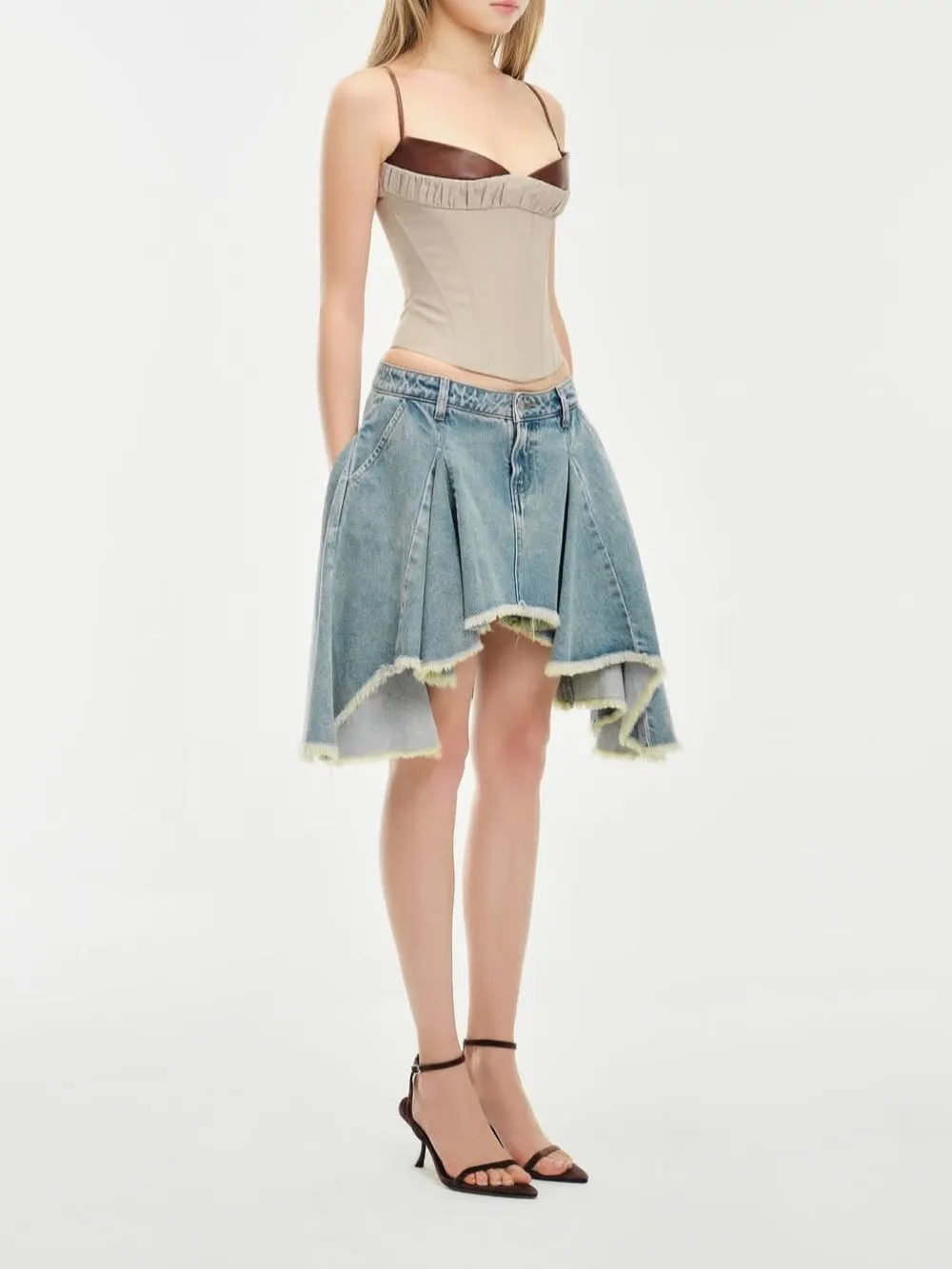 Maryanna Spaghetti Corset Top - OWNCI Maryanna Spaghetti Corset Top - OWNCI