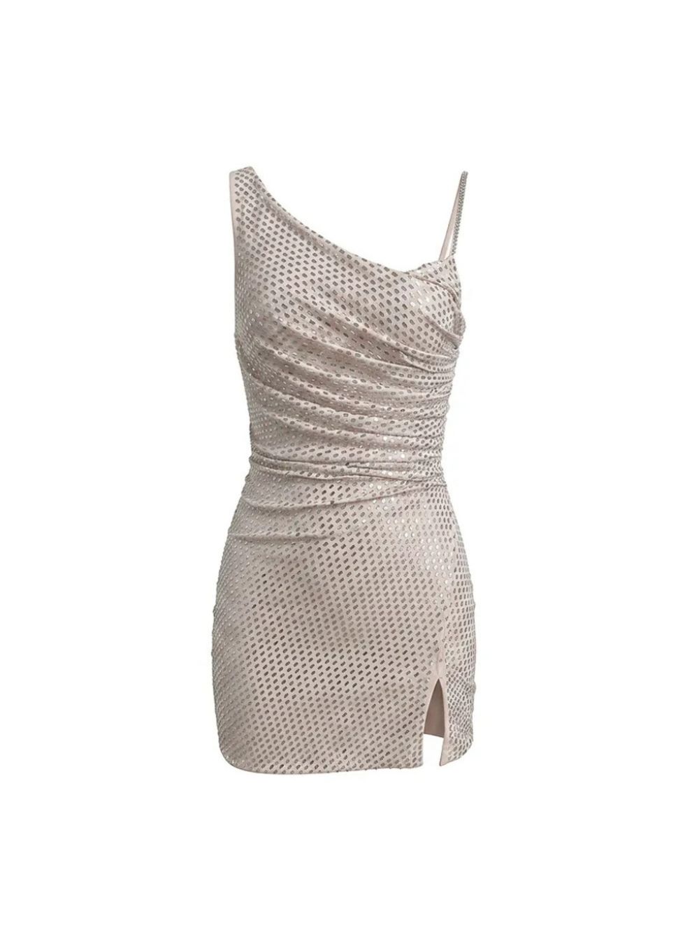 Marlie Pink Crystal Mini Dress - OWNCI Marlie Pink Crystal Mini Dress - OWNCI