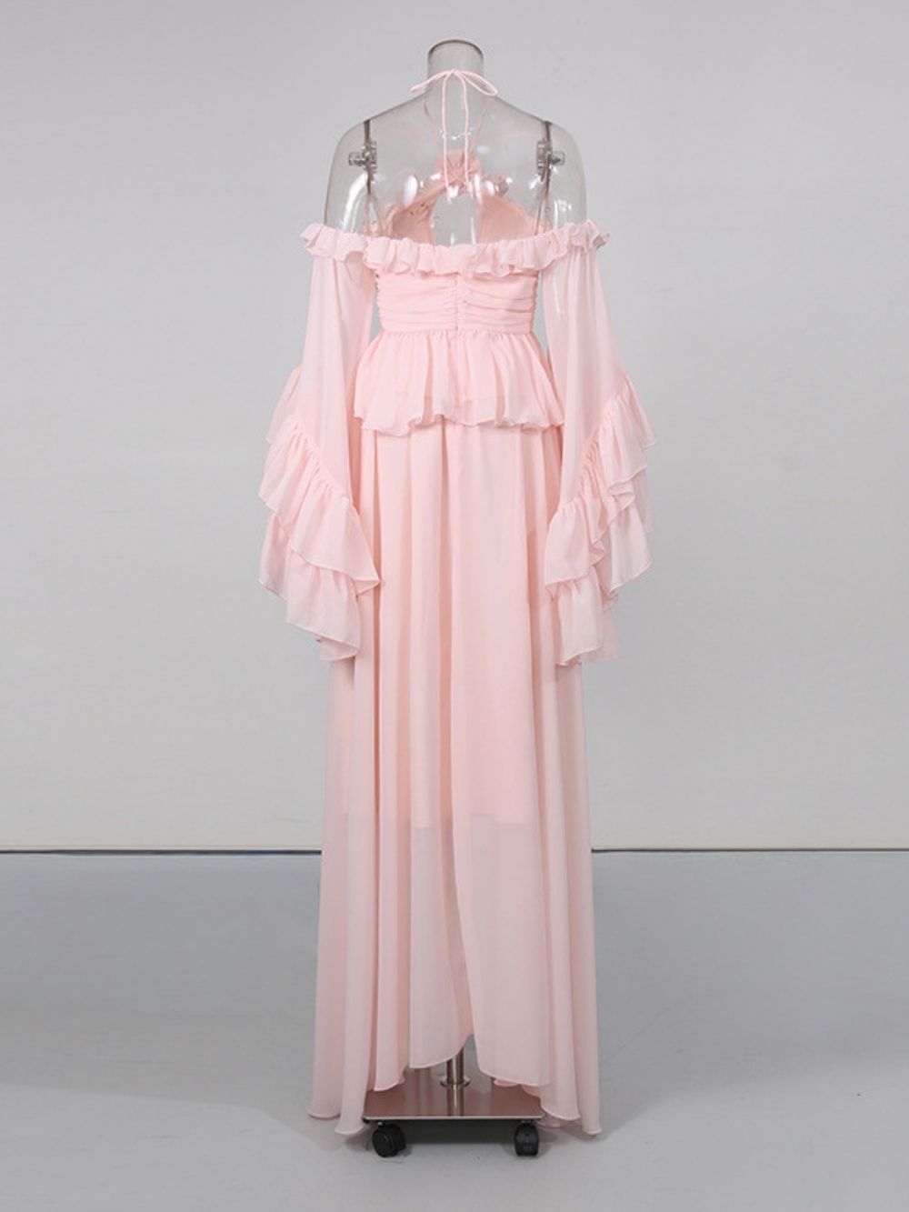 Marleigh Pink Flower Top & Maxi Skirt Set - OWNCI Marleigh Pink Flower Top & Maxi Skirt Set - OWNCI