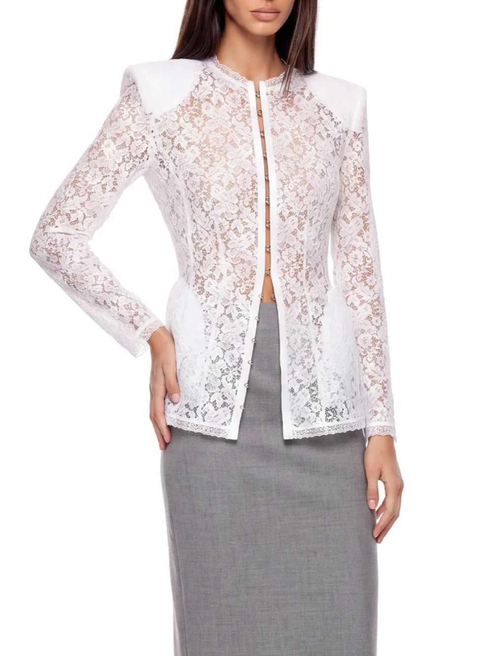 Wyloren Long Sleeve Lace Top - OWNCI Wyloren Long Sleeve Lace Top - OWNCI