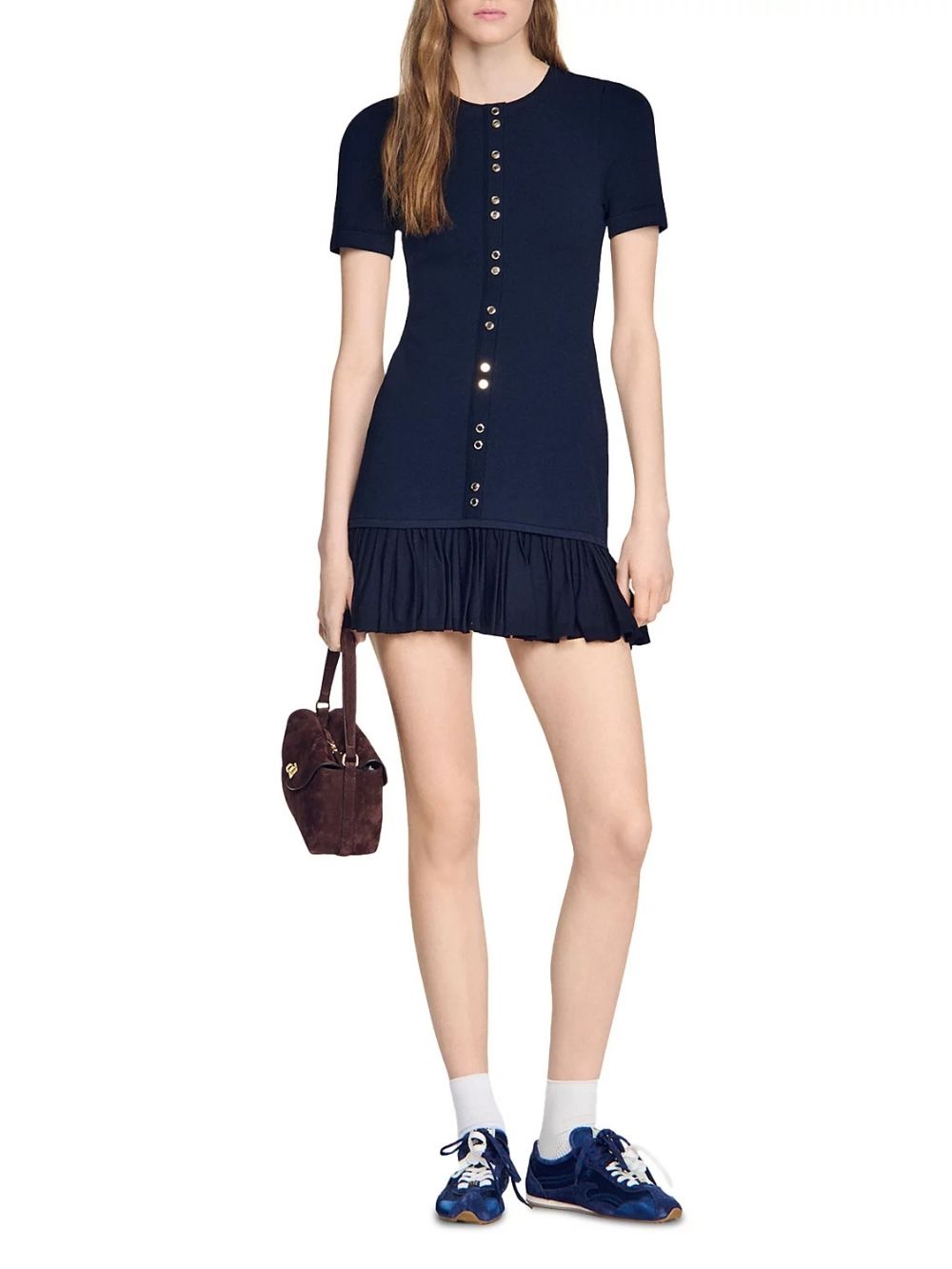 Keira Ruffled Short Knit Dress - OWNCI