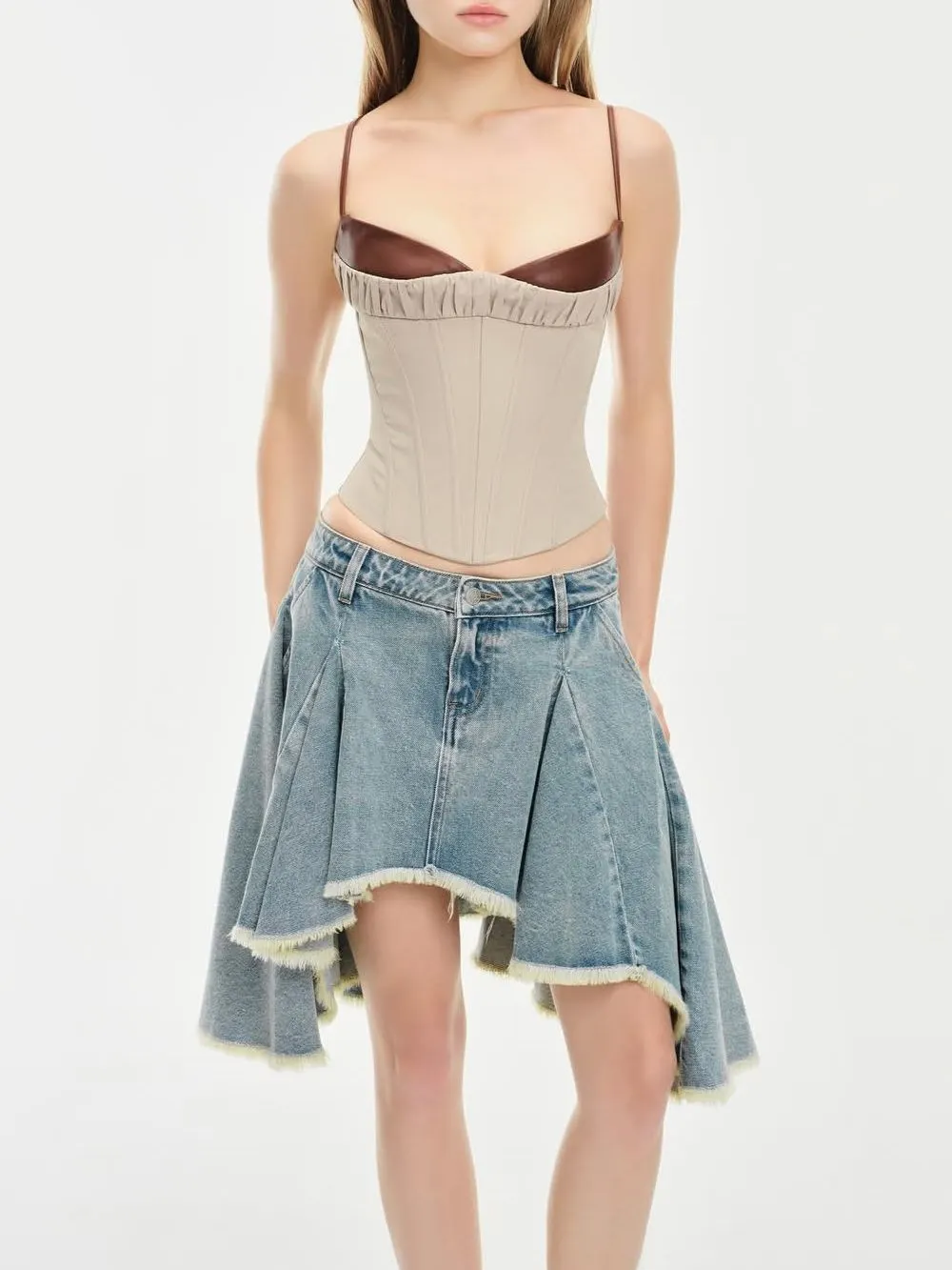 Maryanna Spaghetti Corset Top - OWNCI