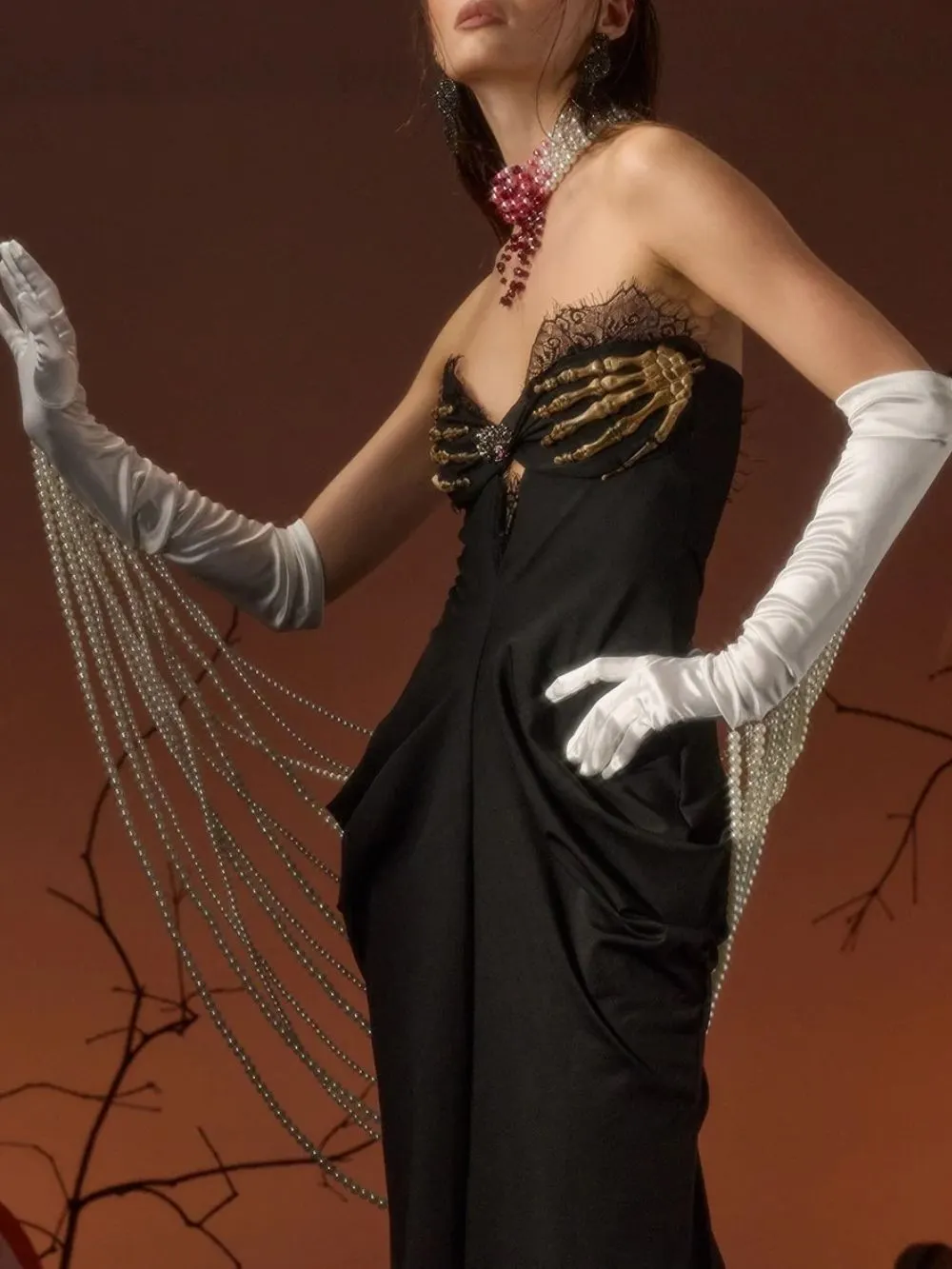 Talmira Beaded Gloves - OWNCI Talmira Beaded Gloves - OWNCI