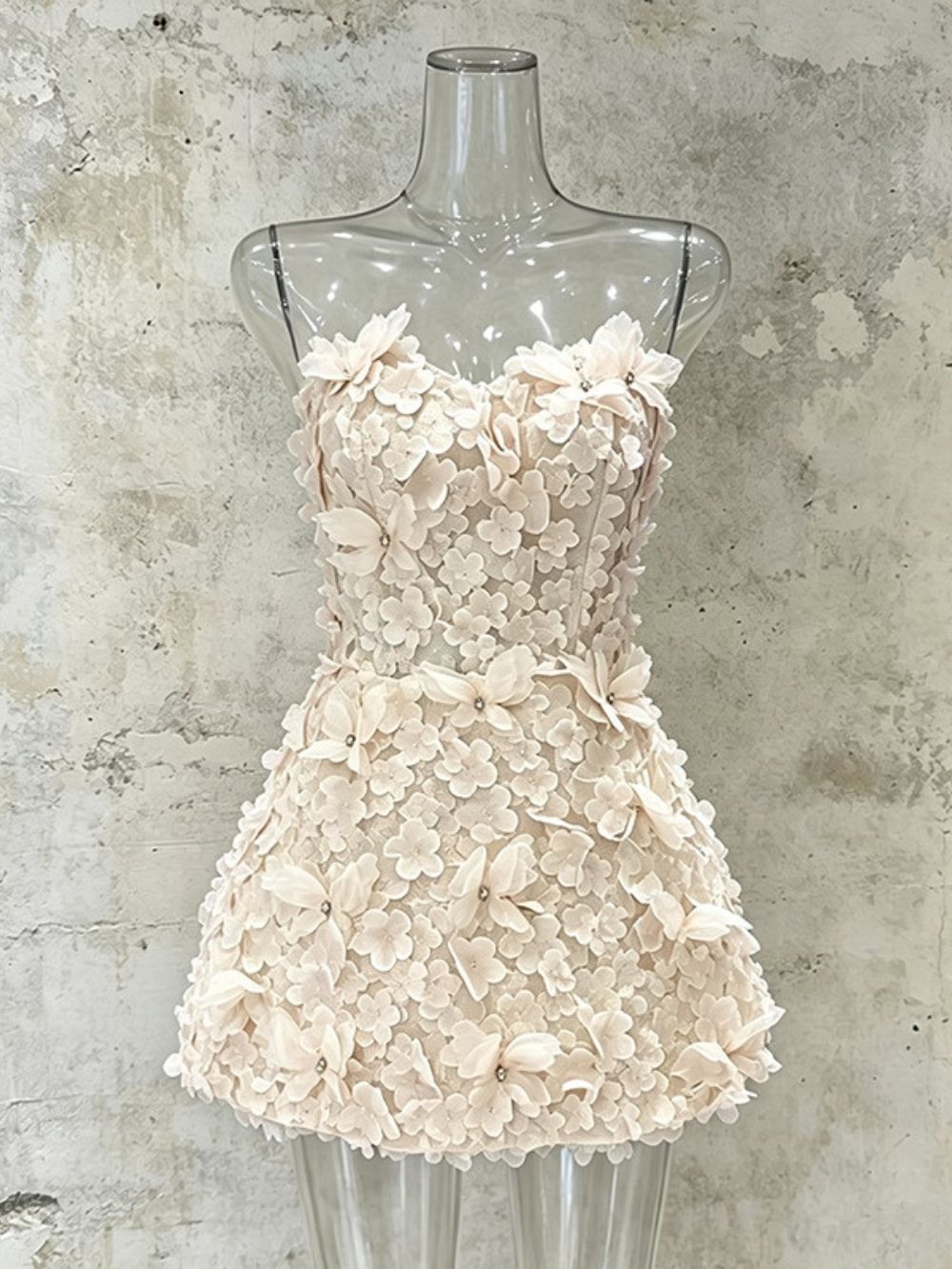 Maricopa Strapless Floral Mini Dress - OWNCI