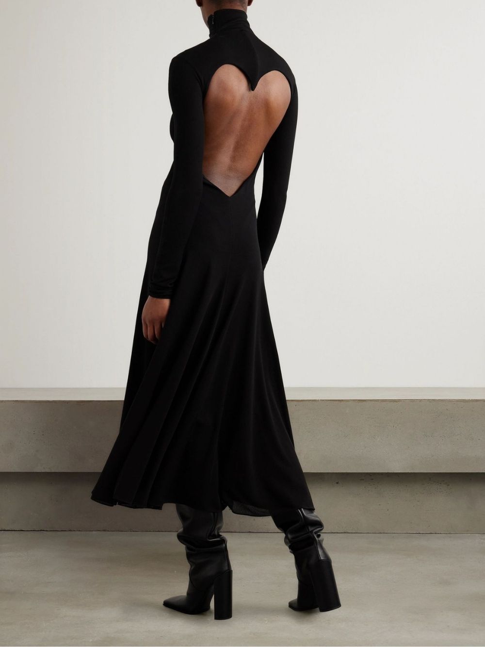 Mariella Black Long Sleeve Maxi Dress - OWNCI Mariella Black Long Sleeve Maxi Dress - OWNCI