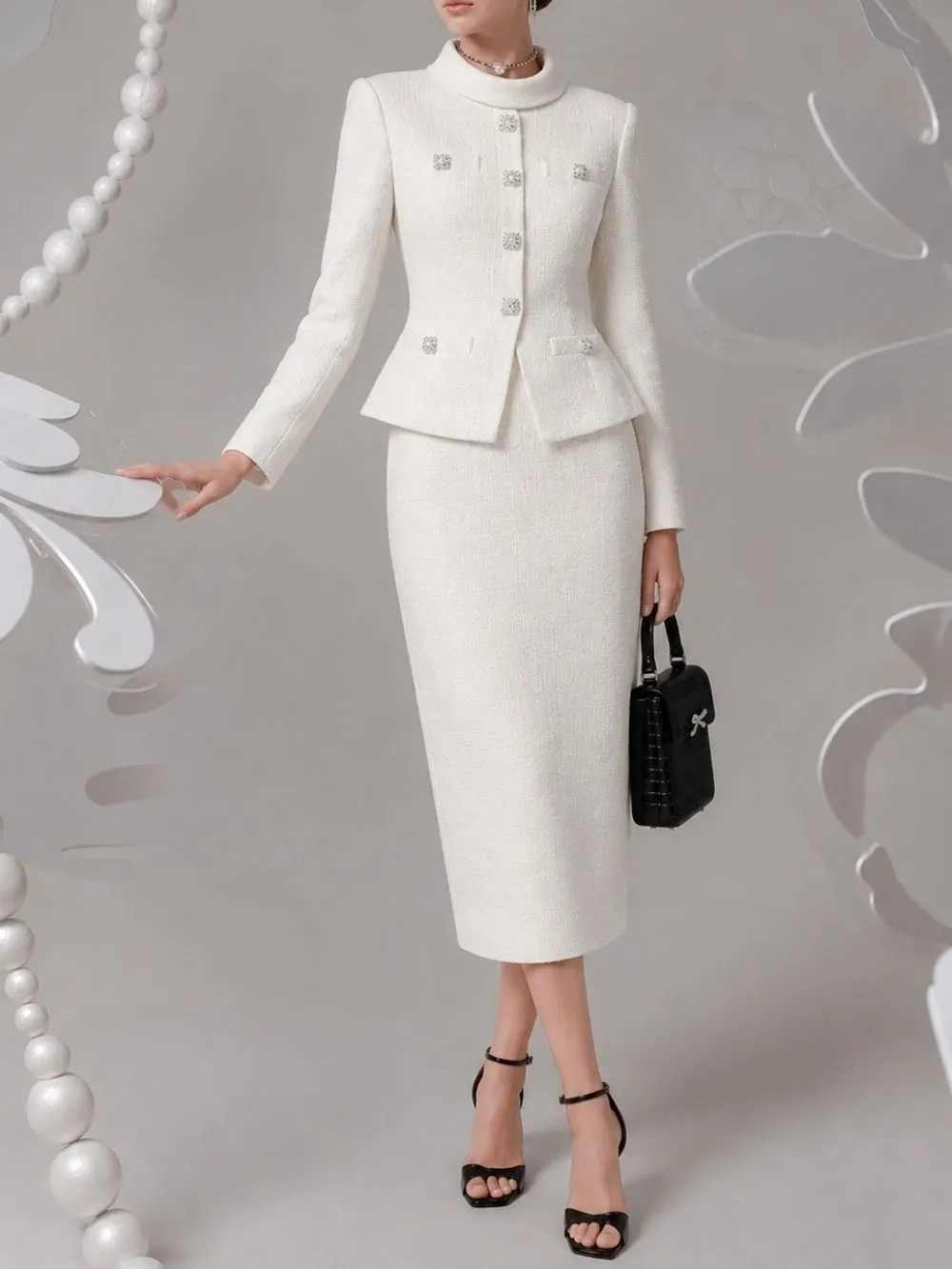Marloes Long Sleeve Midi Dress - OWNCI