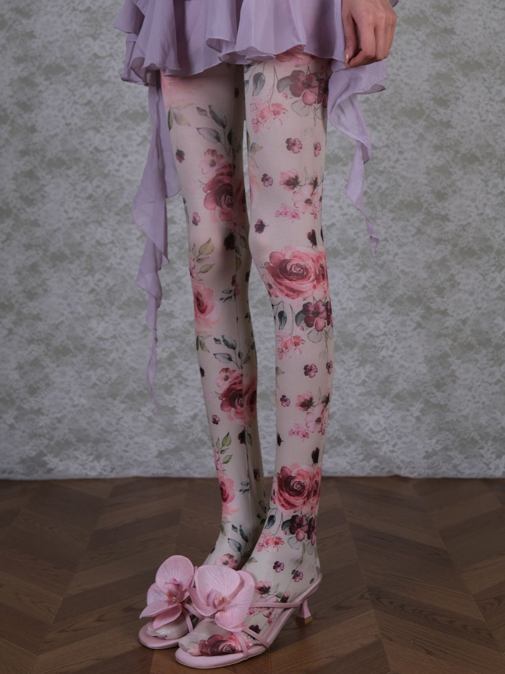 Marrica Floral Tights - OWNCI Marrica Floral Tights - OWNCI