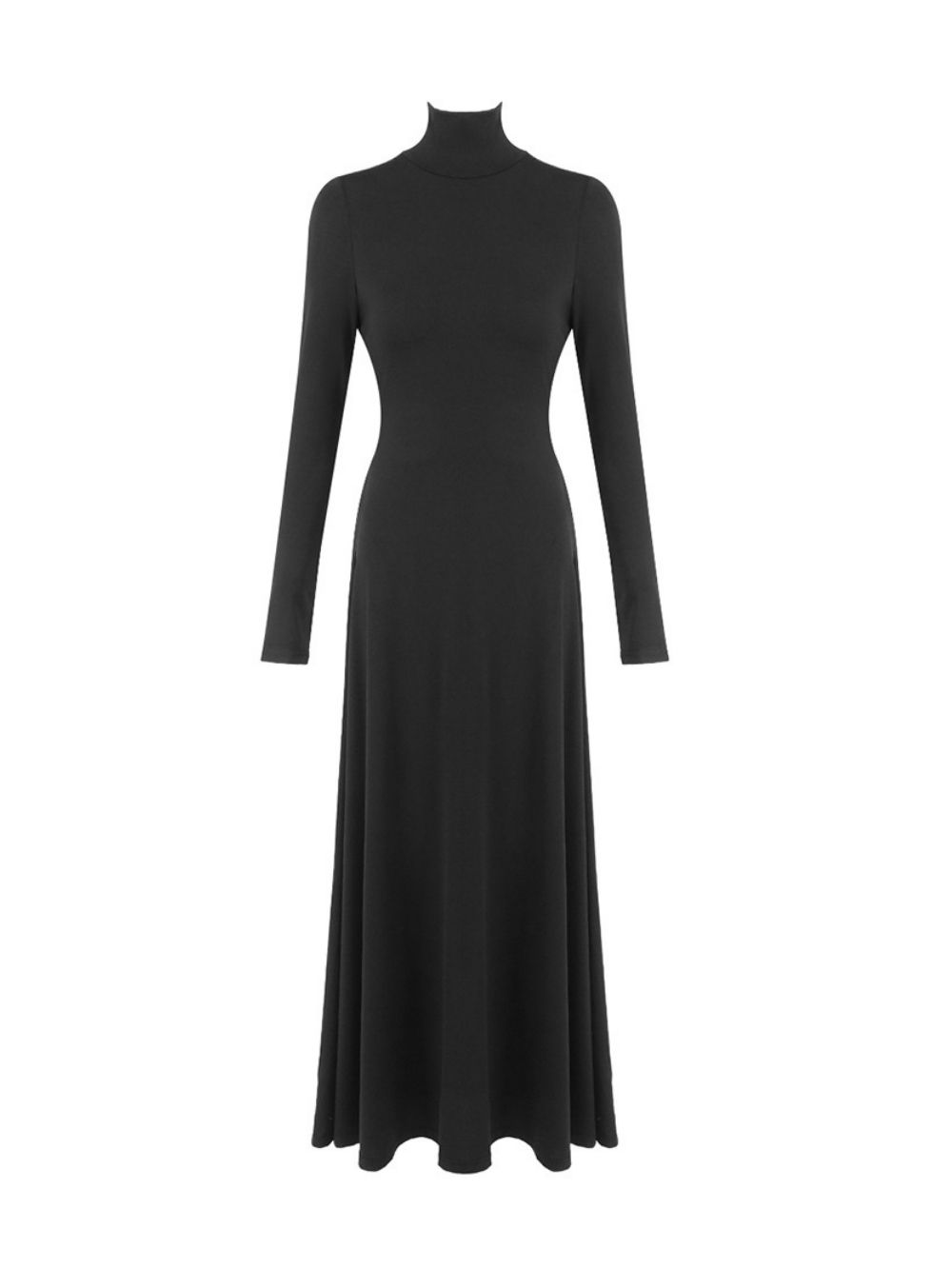 Mariella Black Long Sleeve Maxi Dress - OWNCI Mariella Black Long Sleeve Maxi Dress - OWNCI