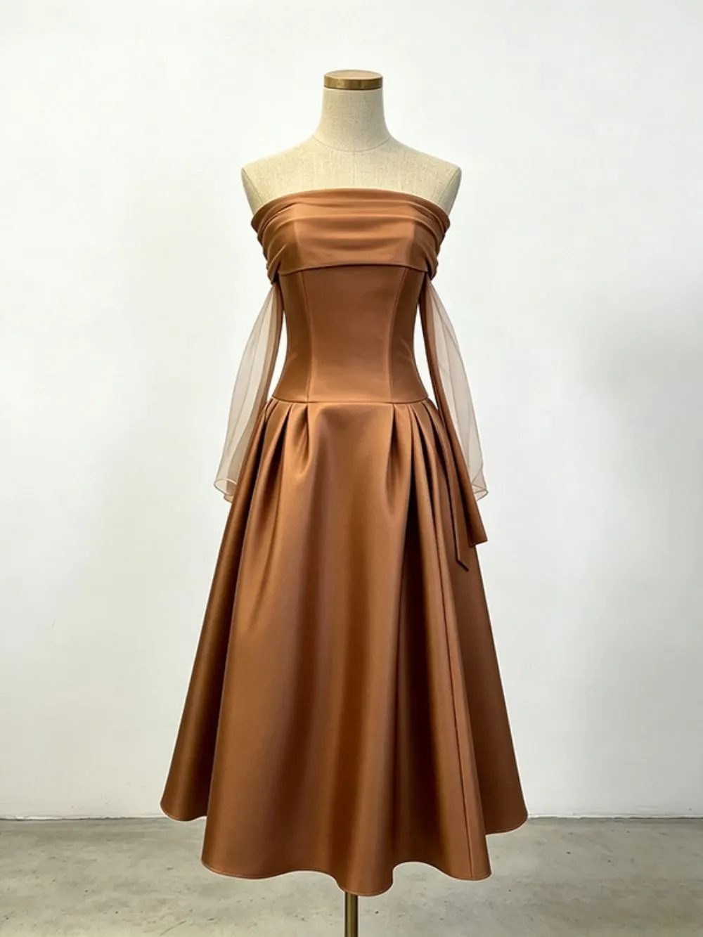 Marlene Off-Shoulder Midi Dress - OWNCI Marlene Off-Shoulder Midi Dress - OWNCI