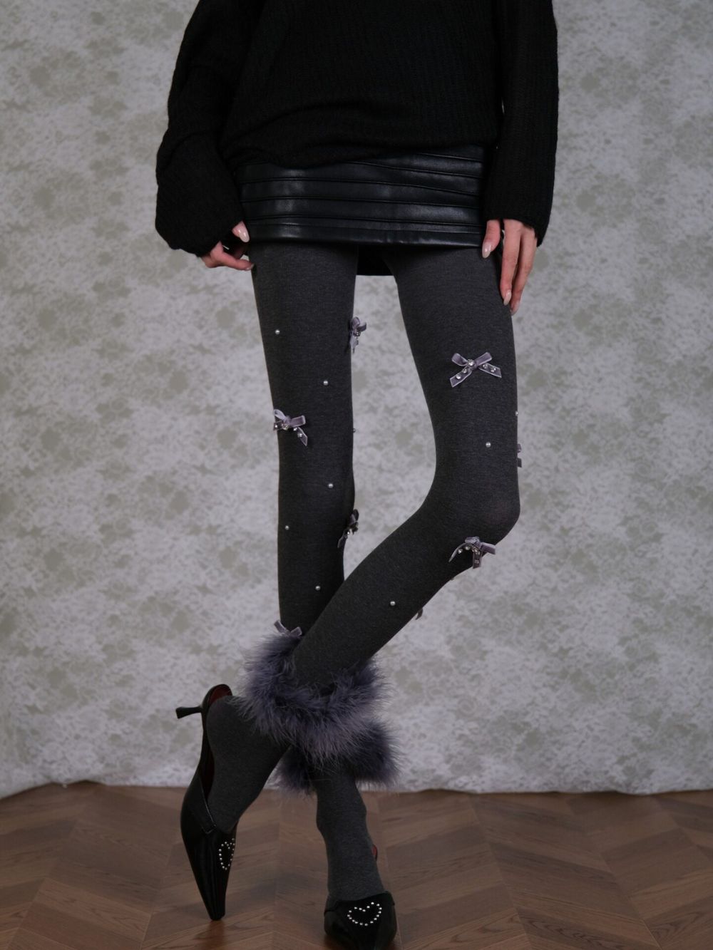 Marjean Bow Tights - OWNCI Marjean Bow Tights - OWNCI