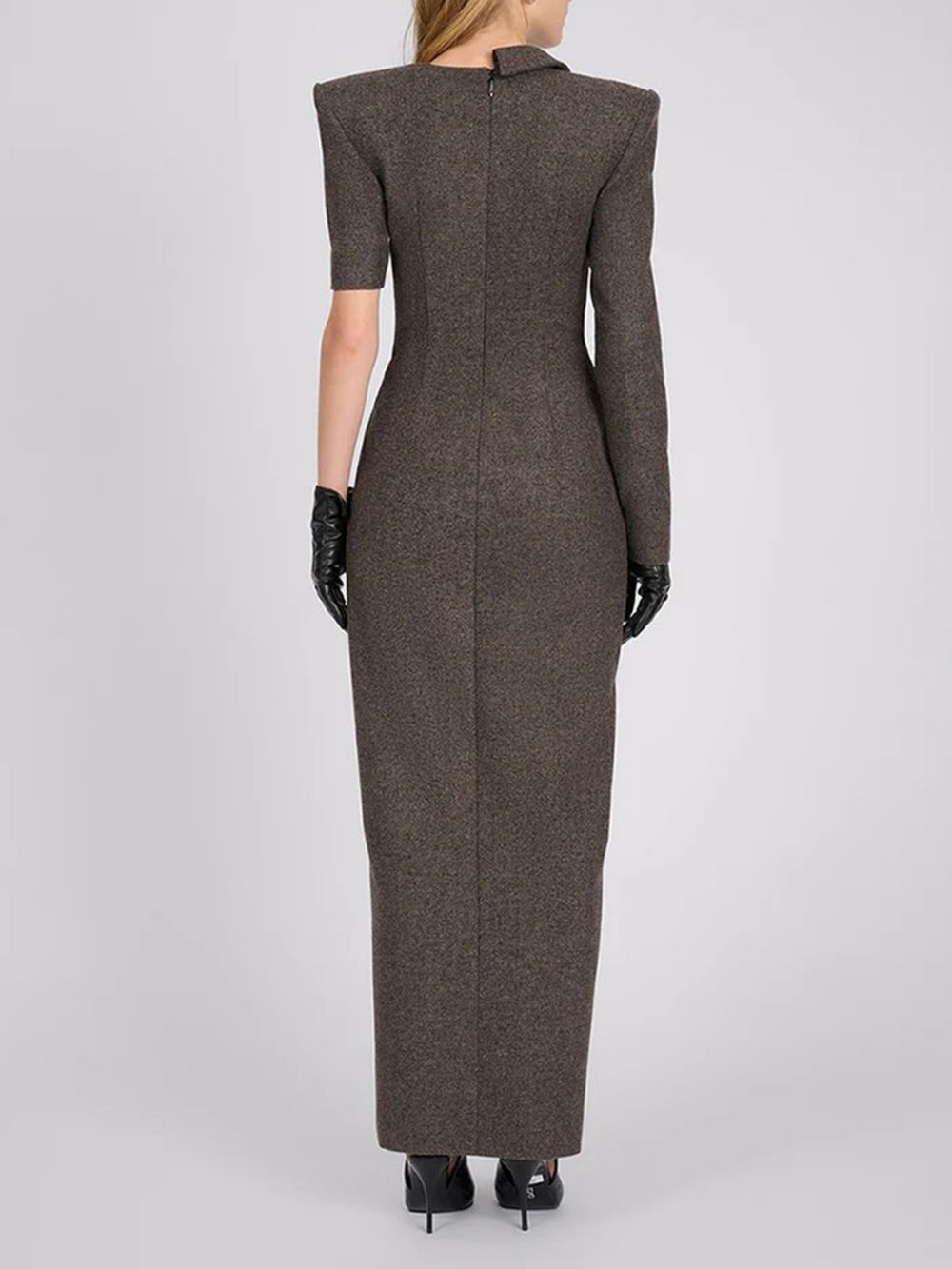 Mariah Lace Maxi Blazer Dress - OWNCI