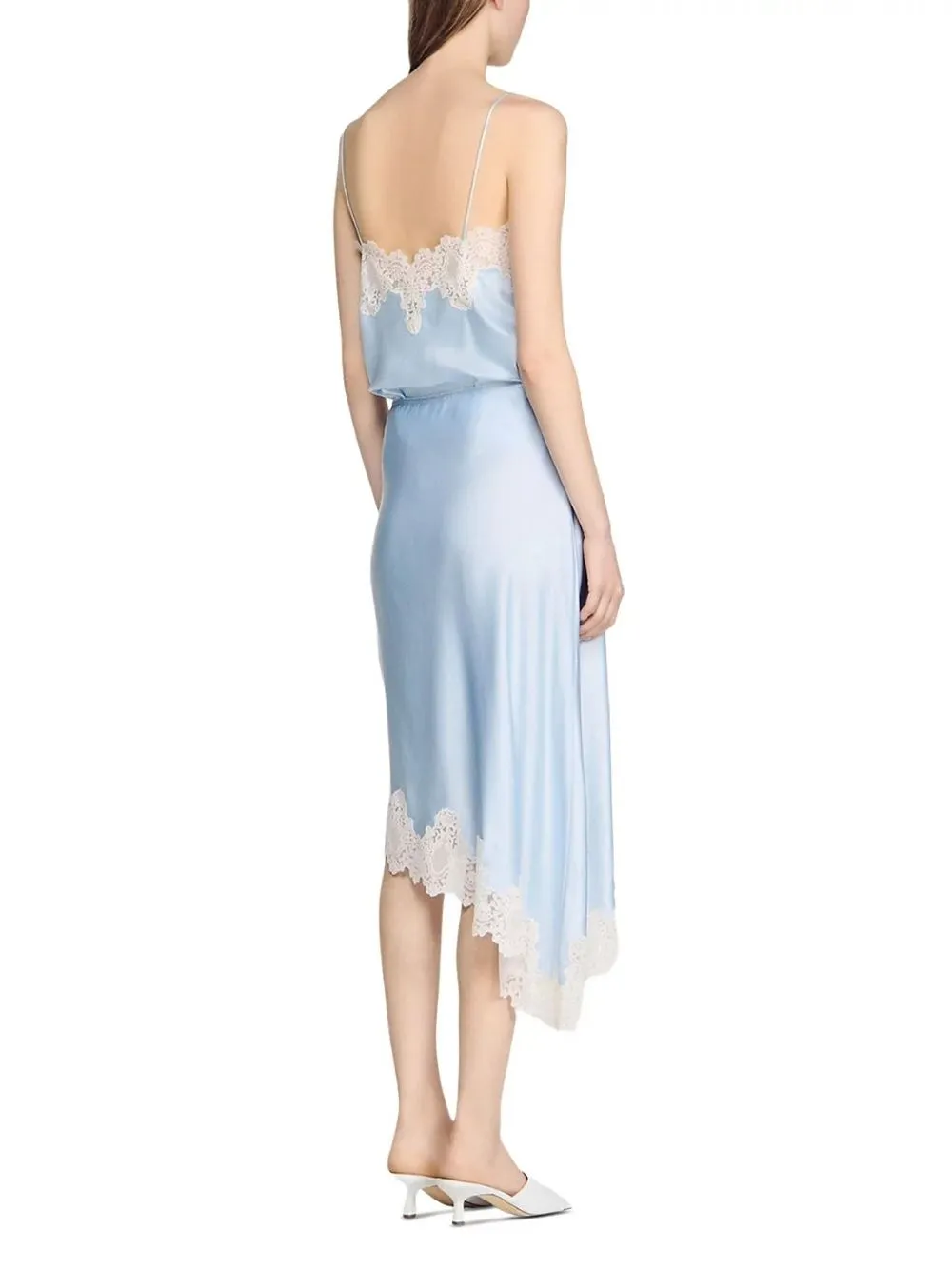 Asymmetric Satin Skirt - OWNCI