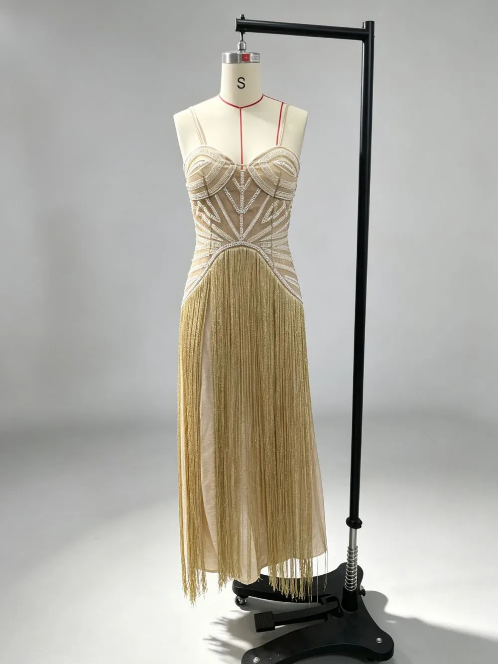 Mary Embellished Tassel Maxi Dress - OWNCI Mary Embellished Tassel Maxi Dress - OWNCI