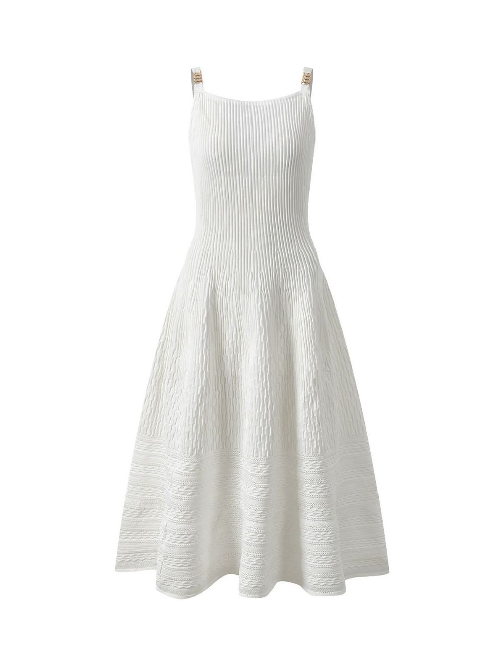 Textured Knit Midi Dress - OWNCI Textured Knit Midi Dress - OWNCI