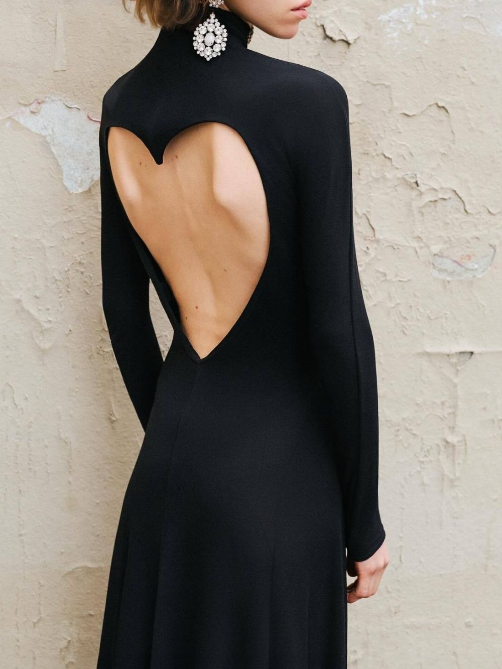 Mariella Black Long Sleeve Maxi Dress - OWNCI Mariella Black Long Sleeve Maxi Dress - OWNCI