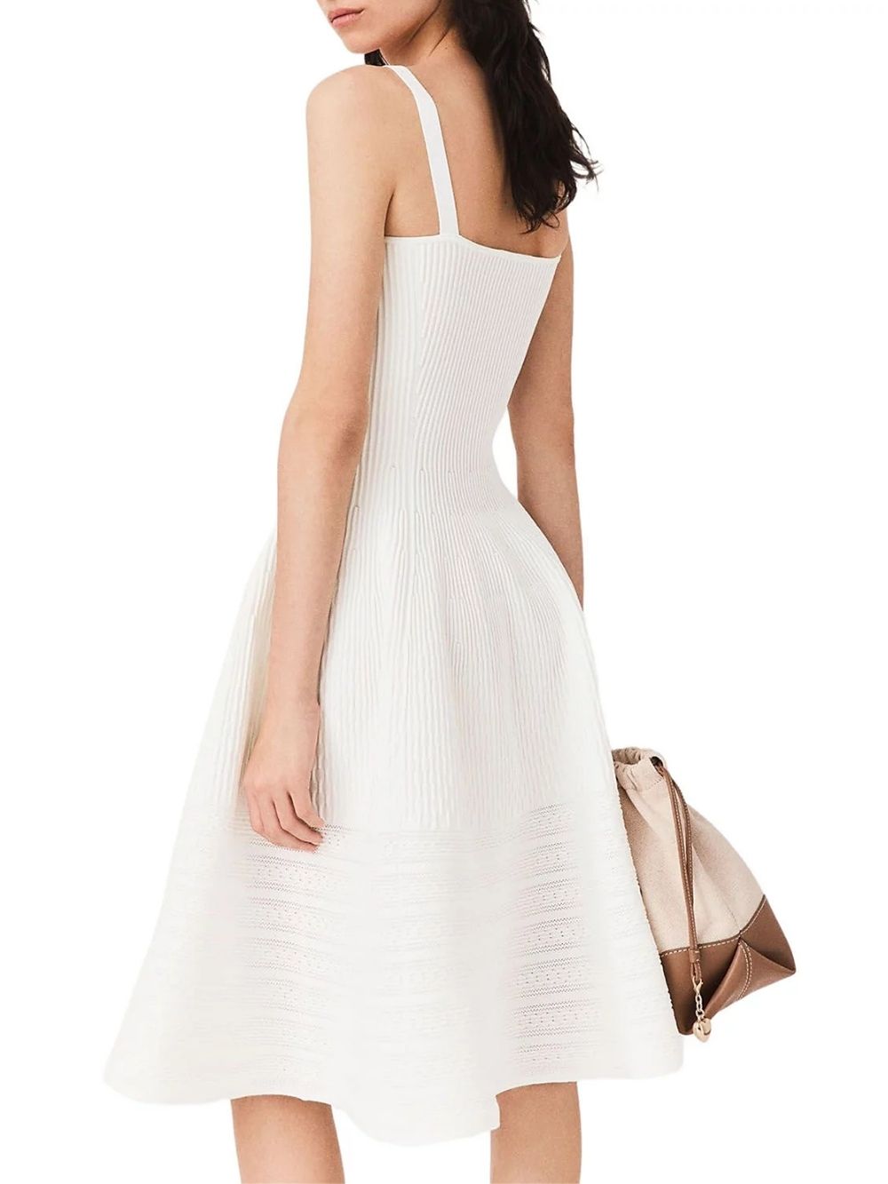 Textured Knit Midi Dress - OWNCI