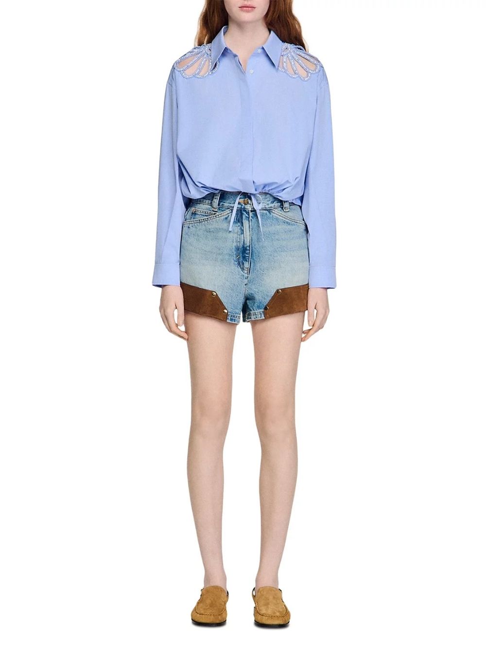 Embroidered Cotton Shirt - OWNCI Embroidered Cotton Shirt - OWNCI