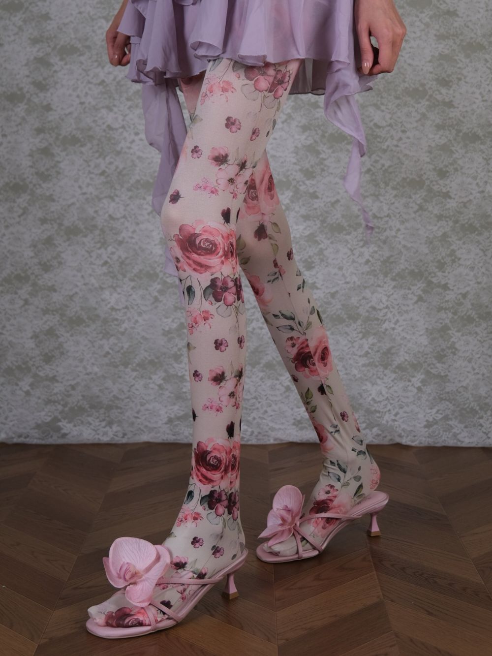Marrica Floral Tights - OWNCI Marrica Floral Tights - OWNCI