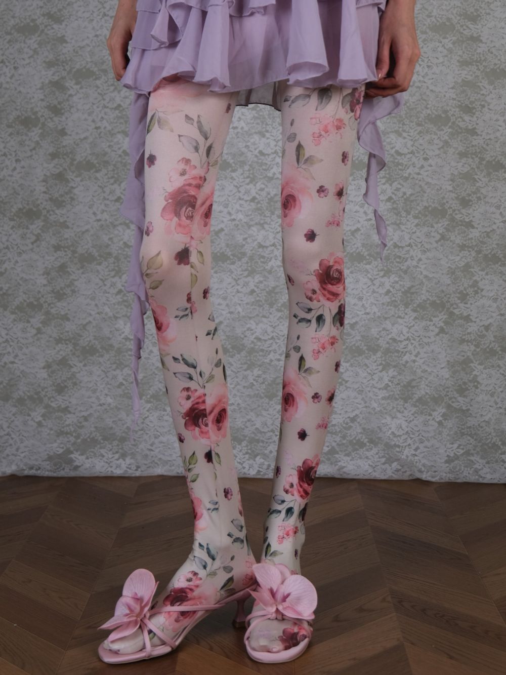 Marrica Floral Tights - OWNCI